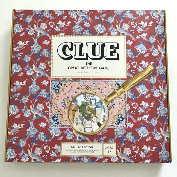 Anthropologie Deluxe Edition Clue Board Game NIB - Picture 5 of 9